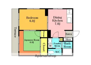 ル・アモー【1階】の間取り