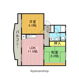 グレースYAMAZAKI【3階】の間取り