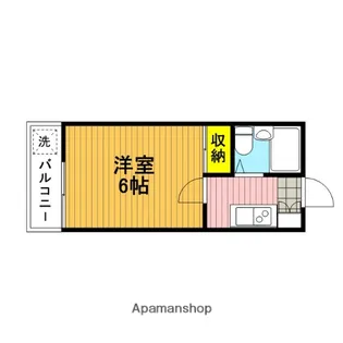 中浦和アローハイツ(イチカワ)【205号室】の間取り