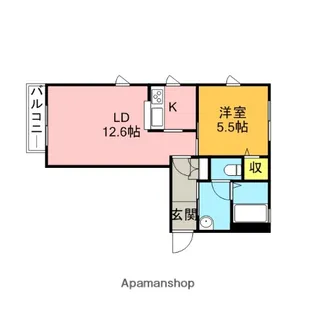 ガルテンシュタットⅡ【2階】の間取り