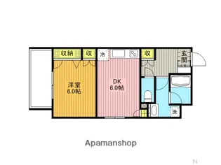 日神デュオステージ北浦和【4階】の間取り