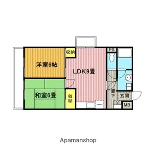 オークヒルズ【3階】の間取り