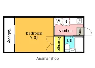 吉野ハイツ【105号室】の間取り