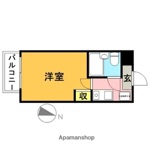 TOP中浦和【202号室】の間取り