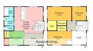 埼玉県さいたま市緑区大字中尾【一戸建】の間取り