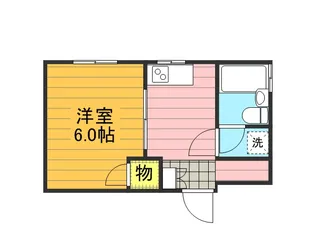 1Kの間取り画像