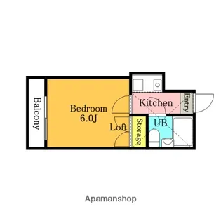 ソリテア与野本町【209号室】の間取り