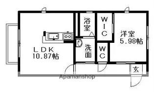 レグルス【2階】の間取り