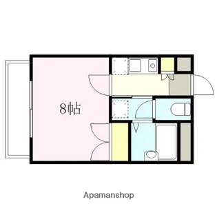 アルザス【102号室】の間取り