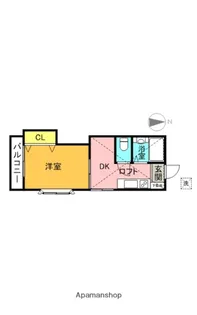 アーシアンK【201号室】の間取り