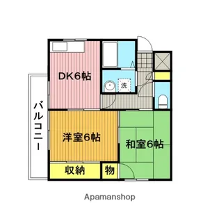 大黒屋レヂデンスⅡ【3階】の間取り