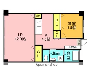 LAYL北浦和(旧高橋ビル)【303号室】の間取り