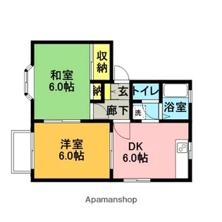 メゾン・サンステージⅡ【105号室】の間取り