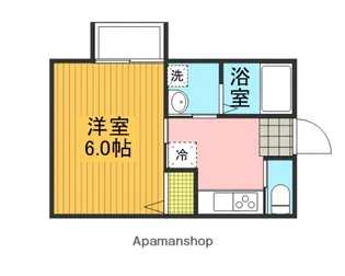 コスモヴィラ参番館【101号室】の間取り