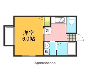 コスモヴィラ参番館【105号室】の間取り