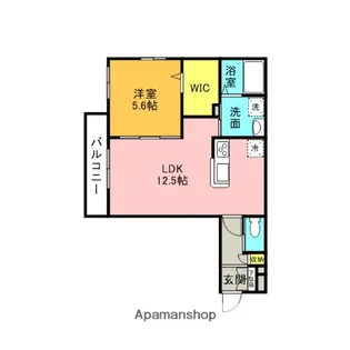 ボヌール元町【2階】の間取り