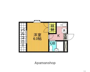 サンハイツA SHIBUYA【1階】の間取り