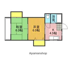 ふじマンション【201号室】の間取り