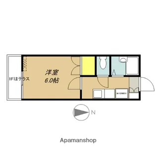 第二細沼コーポ【201号室】の間取り