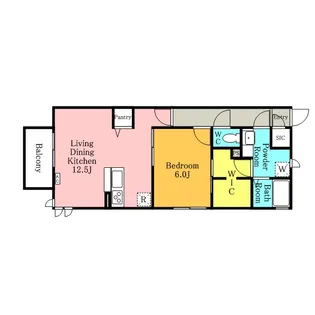 LILY BELLE【1階】の間取り