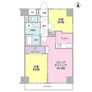 元町イグレット【4階】の間取り