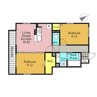 フローラ【1階】の間取り