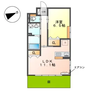 IRIS(アイリス)与野本町【1階】の間取り