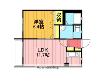 プリソレアード【1階】の間取り