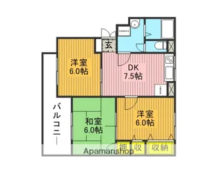 ステーシア【3階】の間取り