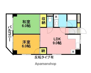 ライフメゾン清水【1階】の間取り