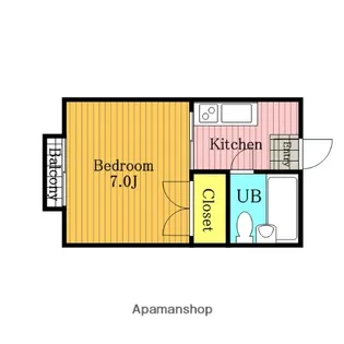 ユーカリハイツ【B105号室】の間取り