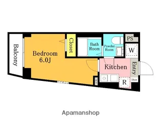 リベルテ北浦和【3階】の間取り