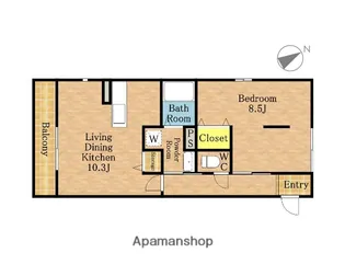 プルミエールⅢ【2階】の間取り