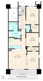 ブランシエラ浦和駒場【6階】の間取り