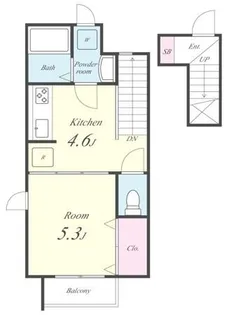 コンフォート ハナブサ【2階】の間取り