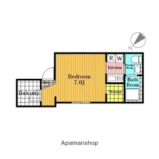 T−FLAT鶴瀬【102号室】の間取り