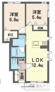 アベニール【103号室】の間取り