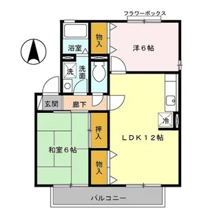 セジュールアネシス Ⅰ【2階】の間取り