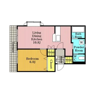 メゾンヒラノ【1階】の間取り
