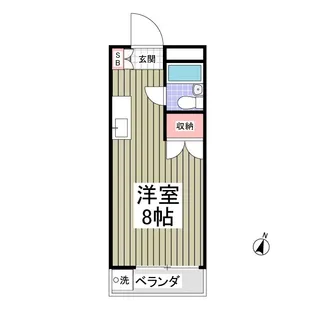 ホワイトバレー【1階】の間取り