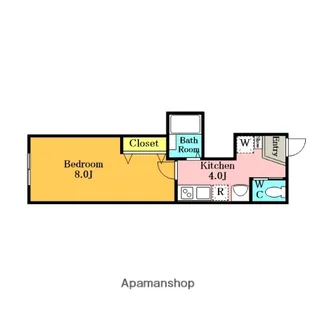 アール新所沢【102号室】の間取り