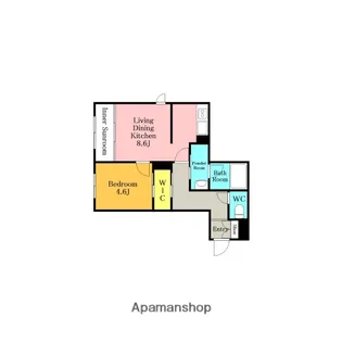 ラポール シェノン【2階】の間取り