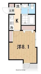 RIS参番館【2階】の間取り