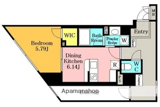 サクラレジデンス北浦和【4階】の間取り