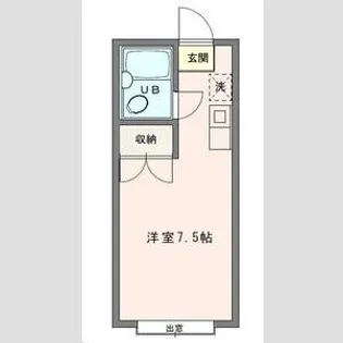 キャピタル北浦和【2階】の間取り