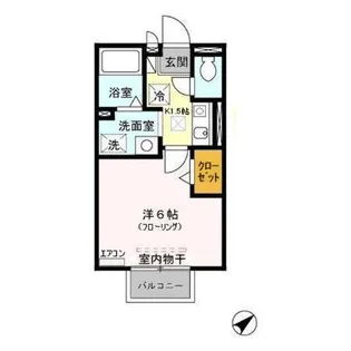 リバーフィールド【1階】の間取り