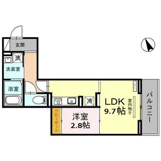 ディール北浦和Ⅰ【3階】の間取り