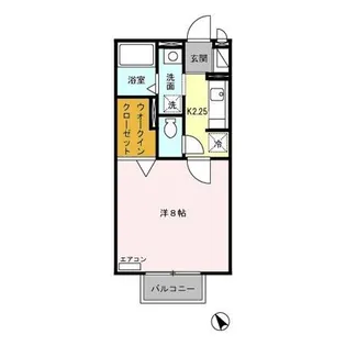 サンビレッジ Ⅱ【1階】の間取り