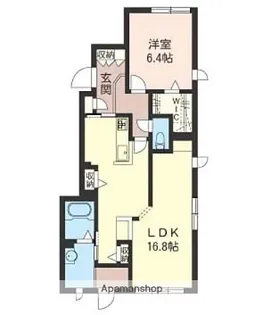 アール メゾン【101号室】の間取り
