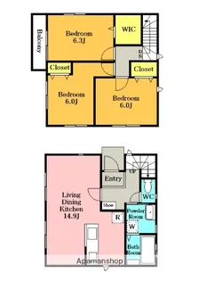 埼玉県さいたま市桜区中島3丁目【一戸建】の間取り